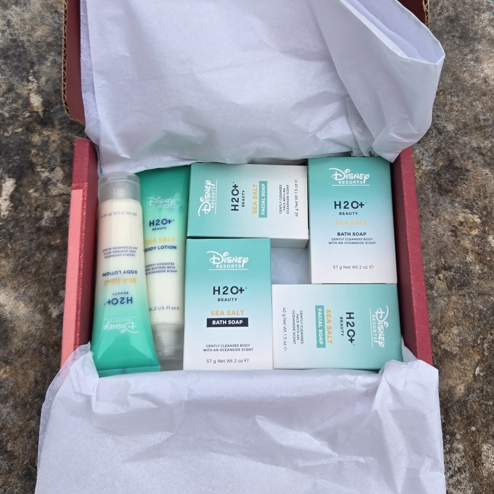 NWT Disney Resorts H2O+ Sea Salt Soap And Lotion Travel Size Set - Picture 3 of 9